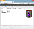 Web Character Editor