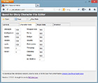 Web Character Editor