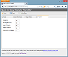 Web Character Editor